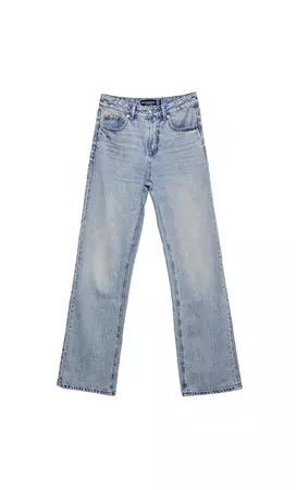 D92 straight wide-leg jeans - Women's See all | Stradivarius United States