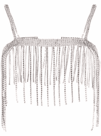 DEA crystal-embellished bra top