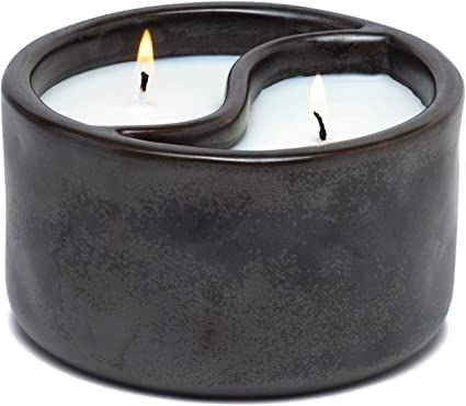 Amazon.com: Paddywax Candles YY1004Z Yin & Yang Collection Scented Candle, 11-Ounce, White - Black Salt | Teakwood : Everything Else