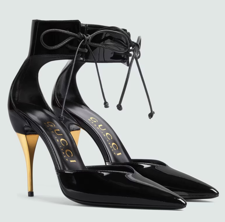 Women's high heel patent pump $990 |Gucci