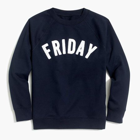 Friday" sweatshirt