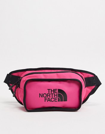 The North Face Explore fanny pack in pink | ASOS