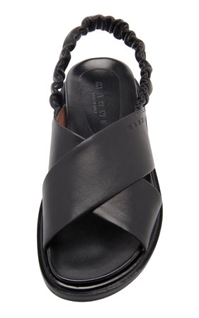 Slingback Leather Sandals by Marni | Moda Operandi
