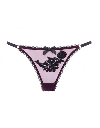 Lianne Burgundy Thong | By Agent Provocateur