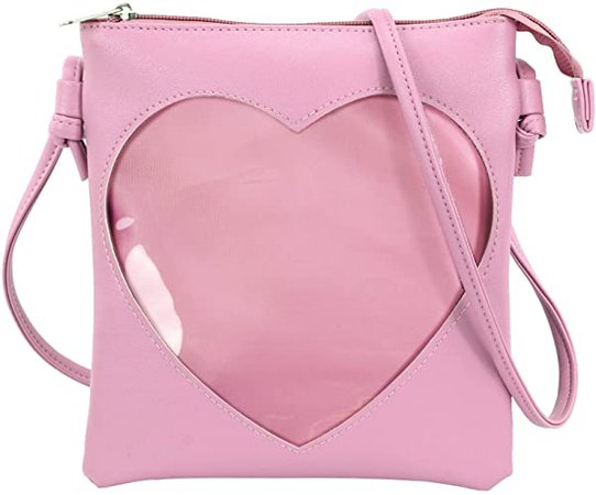 SteamedBun Ita Bag Heart Shaped Crossbody Ita Purse Small Shoulder Pins Bag: Handbags: Amazon.com