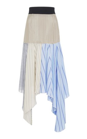 Patchwork Silk Midi Skirt by JW Anderson | Moda Operandi