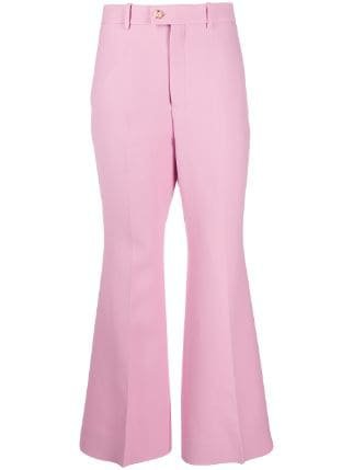 gucci bell bottom pink pants