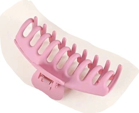 pink jaw clip