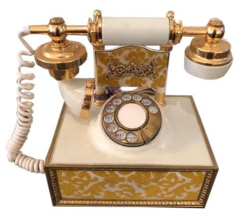 Old gold phone