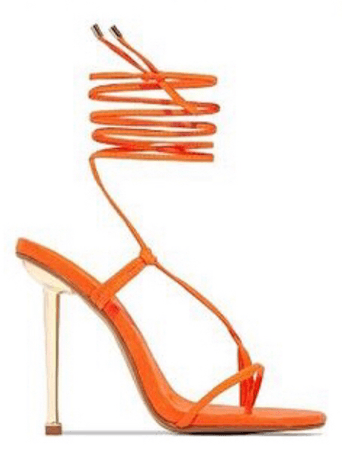 Orange shoes