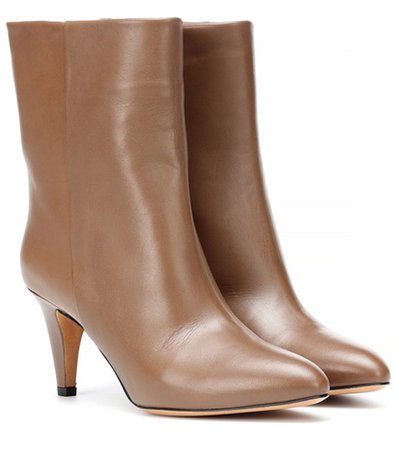 Dailan leather ankle boots
