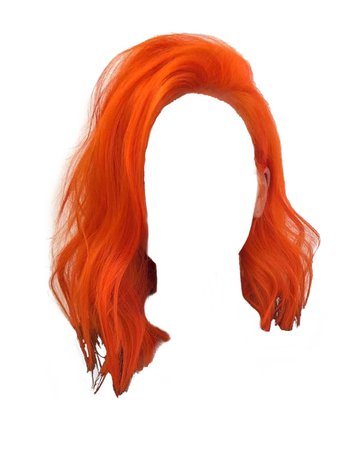 orange hair PNG