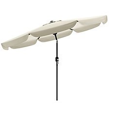 Corliving Square Patio Umbrella in Warm White | The Home Depot Canada