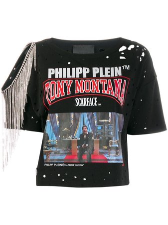 Philipp Plein embellished Scarface T-shirt