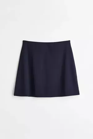 A-line Skirt - Navy blue - Ladies | H&M US