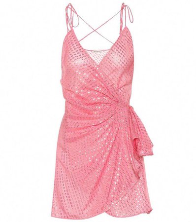 Sequin Pink Mini Dress