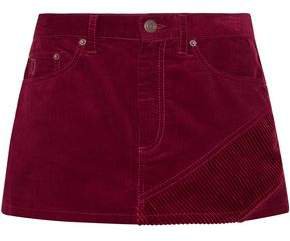 Cotton-corduroy Mini Skirt