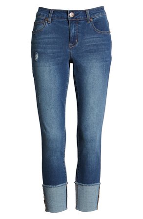1822 Denim Cuffed Crop Skinny Jeans (Jeremy) | Nordstrom