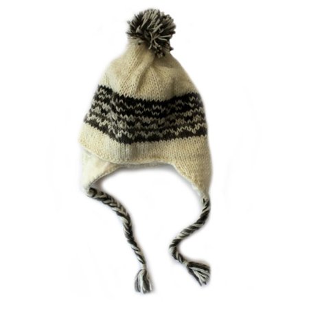Mix Knit Ear Flap Bobble Hat | Fair Trade Winter Hat from Nepal – From The Source