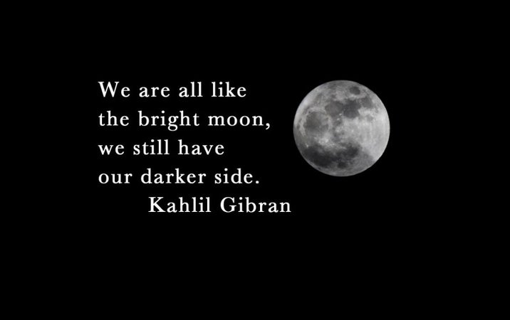 moon quote dark side - Google Search