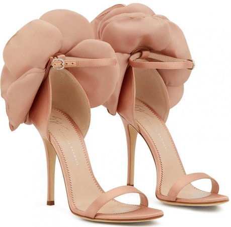 Blooming Flower Ankle Strap Sandals by Giuseppe Zanotti