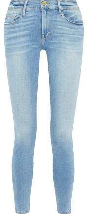 Le Skinny De Jeanne Faded Low-rise Skinny Jeans