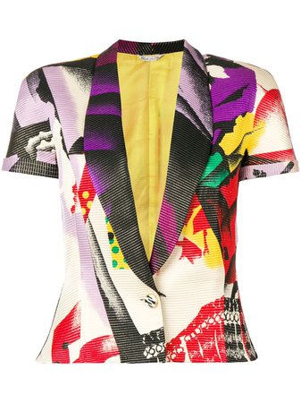 Versace Pre-Owned 1980's Printed Jacket - Farfetch