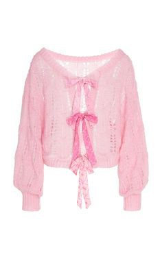 pink sweater cardigan