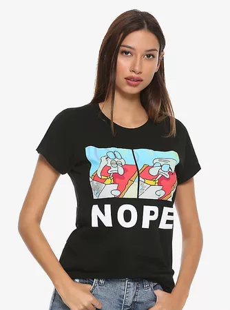 SpongeBob SquarePants Nope Squidward Girls T-Shirt