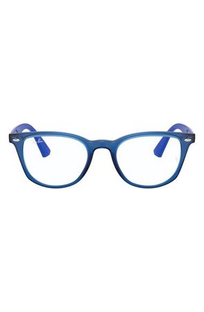 Ray-Ban Kids' 48mm Round Optical Glasses | Nordstrom