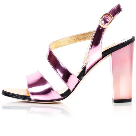 pink Metallic heels