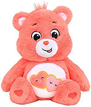 Amazon.com: Care Bears 22084 14 Inch Medium Plush Love-A-Lot Bear, Collectable Cute Plush Toy, Cuddly Toys for Children, Soft Toys for Girls and Boys, Cute Teddies Suitable for Girls and Boys Aged 4 Years + : Toys & Games