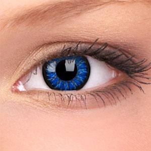 Stunning Natural Colored Contacts | Sapphire Blue Glamour Contact Lenses