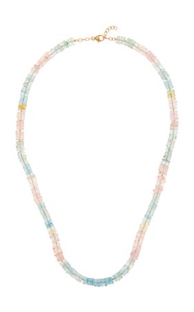 Atlas Fancy Cut Aquamarine Necklace By Jia Jia | Moda Operandi