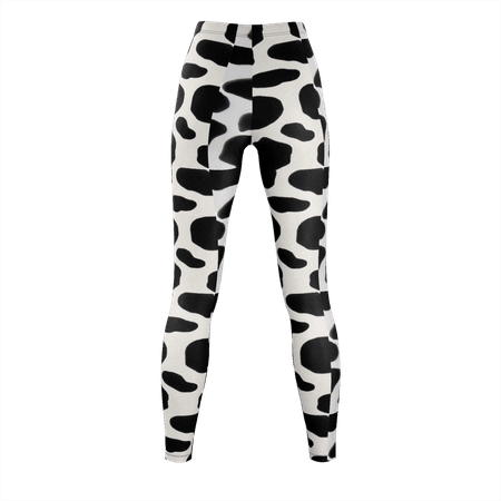 cow print leggings on SKYOU