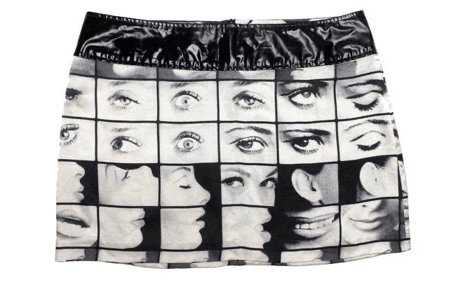 face print skirt
