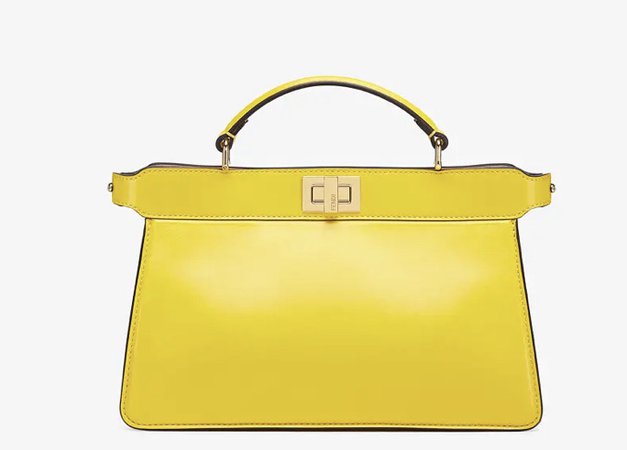 Yellow Fendi Malk Bag (Women)