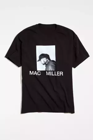 Mac Miller Portrait Tee | Urban Outfitters
