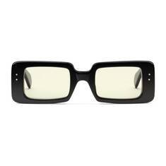 Black Rectangular-frame sunglasses | GUCCI® US