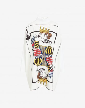 Queen of clubs cady dress | Moschino