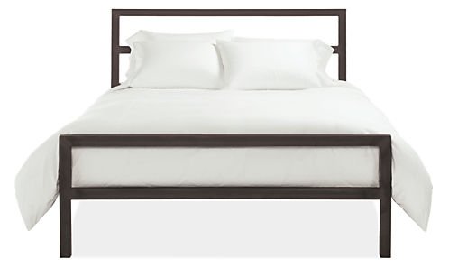 Parsons Natural Steel Bed - Modern Beds & Platform Beds - Modern Bedroom Furniture - Room & Board