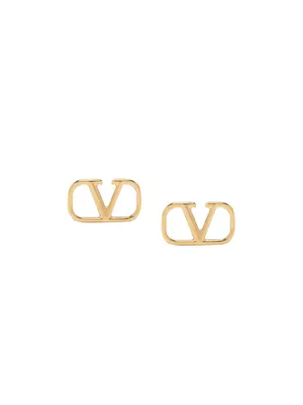 Valentino Garavani VLogo Signature Stud Earrings - Farfetch