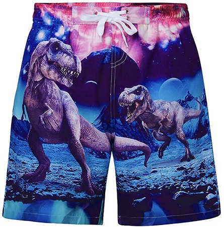 Amazon.com: uideazone Little Boy's Dinosaur Swim Trunks Quick Dry Bathing Suits Outdoor Water Sports Surfing Boardshorts Swimsuit: Clothing