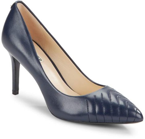 Roulle Leather Point-Toe Pumps