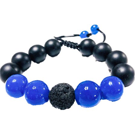 blue agate bracelet