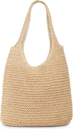 Lulus Woven Straw Shoulder Bag | Nordstrom