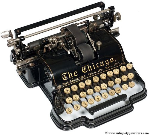 The Chicago typewriter (1899)