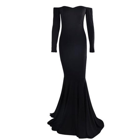Formal Dresses | Shop Women's Black Long Sleeve Dress at Fashiontage | 8b7937cd