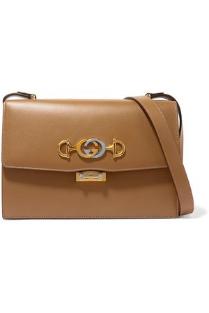 Gucci | Zumi small embellished leather shoulder bag | NET-A-PORTER.COM