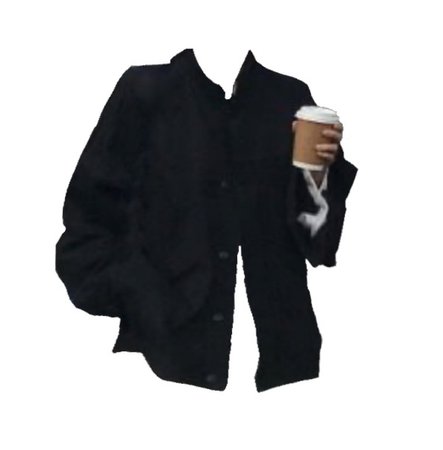 coat and coffee